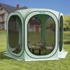 Werph Screen Tent Pop-Up, Portable Tent Canopy with Mesh Mosquito Net, Screen House Room Canopy Shade 10x10 FT with Carry Bag for Patio, Backyard, Sports & Outdoors Activities, Green view 1