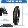 14X2.125 Bike Tyre, 14X2.125 57-254 Tubeless Tires, 14 Inch E-Bike Wheel Tire with Angled Valve for 14 Inch Electric Folding Bike, E-Bikes and E-Scooters, 45 PSI view 2