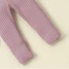 LXXIASHI Unisex Baby Ribbed Knitting Leggings Newborn Boy Girl Elastic Waist Cotton Pants (US, Age, 6 Months, 9 Months, Solid Pink) view 3