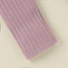 LXXIASHI Unisex Baby Ribbed Knitting Leggings Newborn Boy Girl Elastic Waist Cotton Pants (US, Age, 6 Months, 9 Months, Solid Pink) view 4