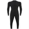 Oyolan Men's One Piece Full Body Unitard Leotard Front Zipper Long Sleeve Stretchy Bodysuits Athletic Jumpsuit Black X-Large view 3