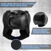 2 Pack Boxing Headgear, Boxing Gear Equipment Training Sparring Safety Head Guard Protective Gear for MMA, Kickboxing, Muay Thai, Training Helmet for Men Women view 3