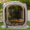 Werph Pop Up TentPortable Canopy Tent with Mesh Mosquito Net, Screen House Room Canopy Shade Screen 6 x 6 FT with Carry Bag for Patio, Backyard, Sports & Outdoors Activities, Beige view 1