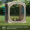 Werph Pop Up TentPortable Canopy Tent with Mesh Mosquito Net, Screen House Room Canopy Shade Screen 6 x 6 FT with Carry Bag for Patio, Backyard, Sports & Outdoors Activities, Beige view 4