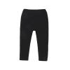LXXIASHI Unisex Baby Ribbed Knitting Leggings Newborn Boy Girl Elastic Waist Cotton Pants (US, Age, 9 Months, 12 Months, Solid Black) view 1