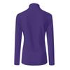 Women Turtleneck Long Sleeve Shirts Fall Fashion Solid Color Tops Basic Layering Slim Fit Soft Thermal Underwear Tops view 4