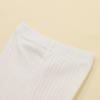 LXXIASHI Unisex Baby Ribbed Knitting Leggings Newborn Boy Girl Elastic Waist Cotton Pants (US, Age, 6 Months, 9 Months, Solid White) view 2