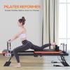 Ntoaujao Pilates Reformer, Foldable Pilates Machine for Home Gym Workout with 4 Springs & 5 Cords, fit for Beginners & Advanced Users, Up to 300 LBS (Basic) view 3