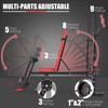 6 in 1 Professional Weight Bench Set with Squat Rack Strength Training Equipment view 3