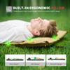 1TG Tactical Self Inflating Sleeping Pad for Camping, Insulated Inflatable Camping Mattress for Winter, with Pillow, Dual Valves, Memory Foam, Sleeping Mat for Backpacking, Hammock, Tents, Floor view 2