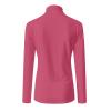 NineFit Basics Women Turtleneck Long Sleeve Shirts Fall Fashion Solid Color Tops Basic Layering Slim Fit Soft Thermal Underwear Tops, Small, _A01hot Pink view 4