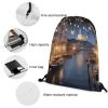 BTCOWZRV Drawstring Backpack Beautiful Venice at Night Drawstring Bags Gym Bags for Men Women Draw String Bags Yoga Cinch Bag view 3