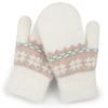 Toddlers Stretchy-Winter-Knit-Mittens Girls-Boys Soft-Warm-Snowflake Outdoor-Gloves for 5-10Years view 1