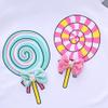 AMIMOJY Sales Today Clearance Baby Girls Lollipop Summer Clothes Flying Sleeve Crewneck Tops Floral Prints Shorts Cotton Comfy Set 2Pcs Outfit Winter Outfits for Baby Girls White, 18-24Months view 4