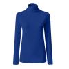 Women Turtleneck Long Sleeve Shirts Fall Fashion Solid Color Tops Basic Layering Slim Fit Soft Thermal Underwear Tops view 3