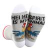 G2TUP Chicken Socks Chicken Lover Gift Hei Is My Spirit Animal Socks Cartoon Hei Merch (US, Alpha, One Size, Regular, Regular, Chicken He-i Spirit S) view 1