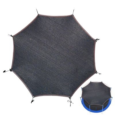 Trampoline Sunshade Cover 6ft 8ft 10ft 12ft 14ft Anti-UV Sun Protection Trampolines Canopy Outdoor Trampoline Tops Cover for Outdoor Backyard Trampoline Accessories