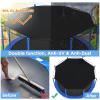 Trampoline Sunshade Cover 6ft 8ft 10ft 12ft 14ft Anti-UV Sun Protection Trampolines Canopy Outdoor Trampoline Tops Cover for Outdoor Backyard Trampoline Accessories view 3