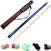 Billairds Cue Stick,Hardwood Billiard House Bar Pool Cue,Pool Cue Stick,Canadian Maple Professional Billiard Pool Cues Sticks,Pool Cue (B, Pool Cue + Accessories + Cue Barrel, 11.5MM) view 1