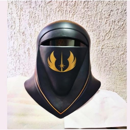 Medieval Imperial Royal Guard Helmet Cosplay Steel Men Imperial Guard Helmet Wearable Helmet Black Finish