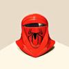 Armor Emperor's Imperial Royal Guard Helmet, Mandalorian Steel Helmet Black Spider Printed Helmet view 1