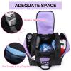 QUIKGO Bowling Bag for Single, Tote Bowling Bag with Padded Holder, Fits Shoes Up to Mens Size 14, Built-in Accessories Mesh Pocket view 3