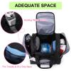 QUIKGO Bowling Bag for Single, Tote Bowling Bag with Padded Holder, Fits Shoes Up to Mens Size 14, Built-in Accessories Mesh Pocket view 3