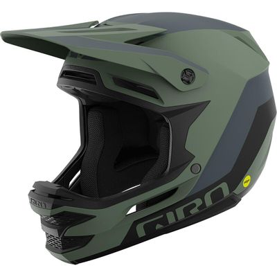 Giro Insurgent Spherical Adult Full Face Cycling Helmet - Matte Hedge Green/Drak Shark, Medium/Large (55-59 cm)