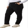32 Degrees Womens Knit Stretch Elastic Waist Twill Pant (Black, XXL), XX-Large view 4