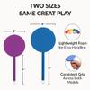 The Zone Foam Paddles Set of 6 Lightweight and Easy to Swing Colorful Foam Paddles for Badminton, Paddleball & Pickleball Large Size 9 Head with 11 Handle Ideal for Indoor Outdoor Play Schools & Fun view 4