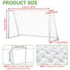 12x6ft Soccer Nets for Backyard, Soccer Goal Net Replacement Soccer Netting Backstop for Sports Match Training, Adults and Youth Soccer Practice view 3