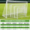 12x6ft Soccer Nets for Backyard, Soccer Goal Net Replacement Soccer Netting Backstop for Sports Match Training, Adults and Youth Soccer Practice view 4