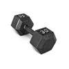 CAP Barbell Cast Iron Hex Dumbbell, Black, Single, 30 lb view 1