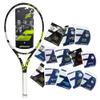 Babolat Pure Aero Team Tennis Racquet (Choice of String and Tension) (4 0/8), Yellow/Black view 1