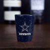 Rico Industries NFL Football Dallas Cowboys 2oz Ceramic Shot Glass for Fans, Laser Engraved In Team Color Single Shot Glass view 2