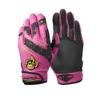 Louisville Slugger Party Animals Youth Genuine V2 Batting Gloves - Hot Pink/Black, X-Small view 1