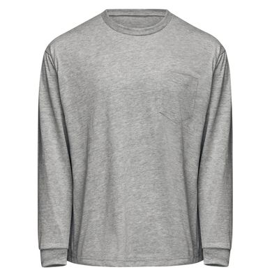 Red Kap Men's Long-Sleeve Performance Core Pocket Tee, Heather, Large