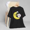 HK Apparel & Home Baseball Cute Banana T-Shirt for Men's, Baseball T Shirt (US, Alpha, XX-Large, Regular, Regular, Black) view 3
