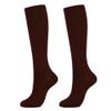 Moyibai 1Pairs Compression Socks - Compression Socks Women & Men Circulation 15-20 mmHg Sport Thigh-High Stockings, Support for Running,Athletic, Coffee view 1