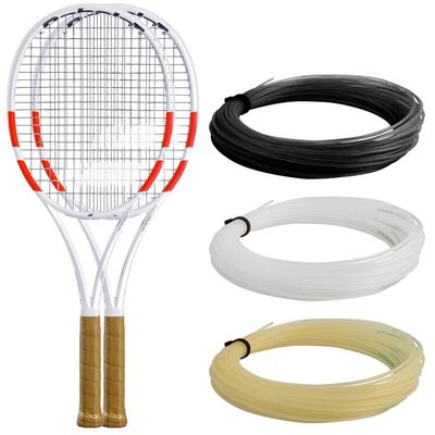 Babolat Pure Strike 97 X2 Tennis Racquet (4th Gen) - Strung with 16g Black Syn Gut at Mid-Range Tension (4 1/4" Grip)
