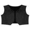 Hedmy Boys Girls Western Cowboy Dress Up Halloween Party Vest Sleeveless Hem Fringe Tassel Waistcoat Black 4 Years view 3