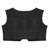 Hedmy Boys Girls Western Cowboy Dress Up Halloween Party Vest Sleeveless Hem Fringe Tassel Waistcoat Black 4 Years view 4