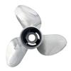 4289-3140-19 14" x 19" Stainless Steel 3 Bladed Right Hand S3R Propeller 15 Spline Tooth Fits Suzuki Models 70 Hp - 140 Hp view 1