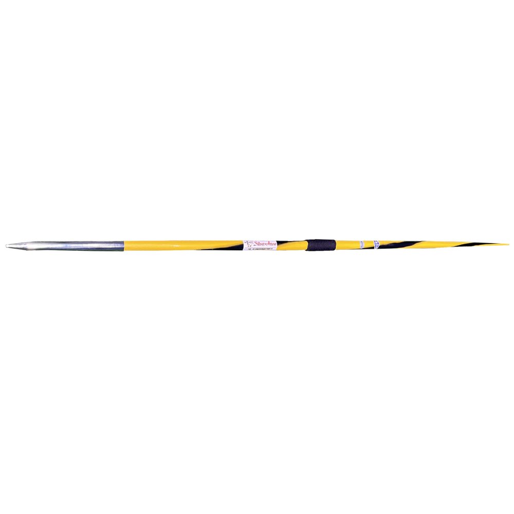 Silver Arrow 800g Men Competition Javelin,Track & Field Steel Tip Throwing Javelins (Yellow Black)