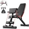 EliteBloom Adjustable Weight Bench Full Body Workout Dumbbell Bench 7 Adjustable Angles Weight Benches, for Full Body Workout, Foldable Flat/Incline/Decline FID Bench Press for Home GymBlack (Black) view 1