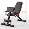 EliteBloom Adjustable Weight Bench Full Body Workout Dumbbell Bench 7 Adjustable Angles Weight Benches, for Full Body Workout, Foldable Flat/Incline/Decline FID Bench Press for Home GymBlack (Black) view 2