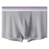 NineFit Basics Mans Boxer Shorts Men's Underwear Silk Elastic Loose Simple Casual Home Underwear Beach Pants Grey, X-Large view 1