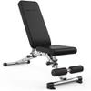 Adjustable Weight Bench Home Training Gym Weight Lifting Adjustable Bench Foldable Weight Lifting Multi-Functional Fitness Chair Commercial Weight Bench Abdominal Exerciser (Black) view 1