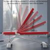 Weight Bench, Adjustable Workout Bench, Professional Multi-Purpose Incline Bench, Equipment for Home Gym Full Body Workout and Strength Training, Load 400KG (Red) view 3