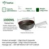 KAPILA Ultralight Titanium Fry pan Outdoor Camping Hiking Picnic Cooking Frying Pan 1000ML with foldable handle (1000ml) view 2